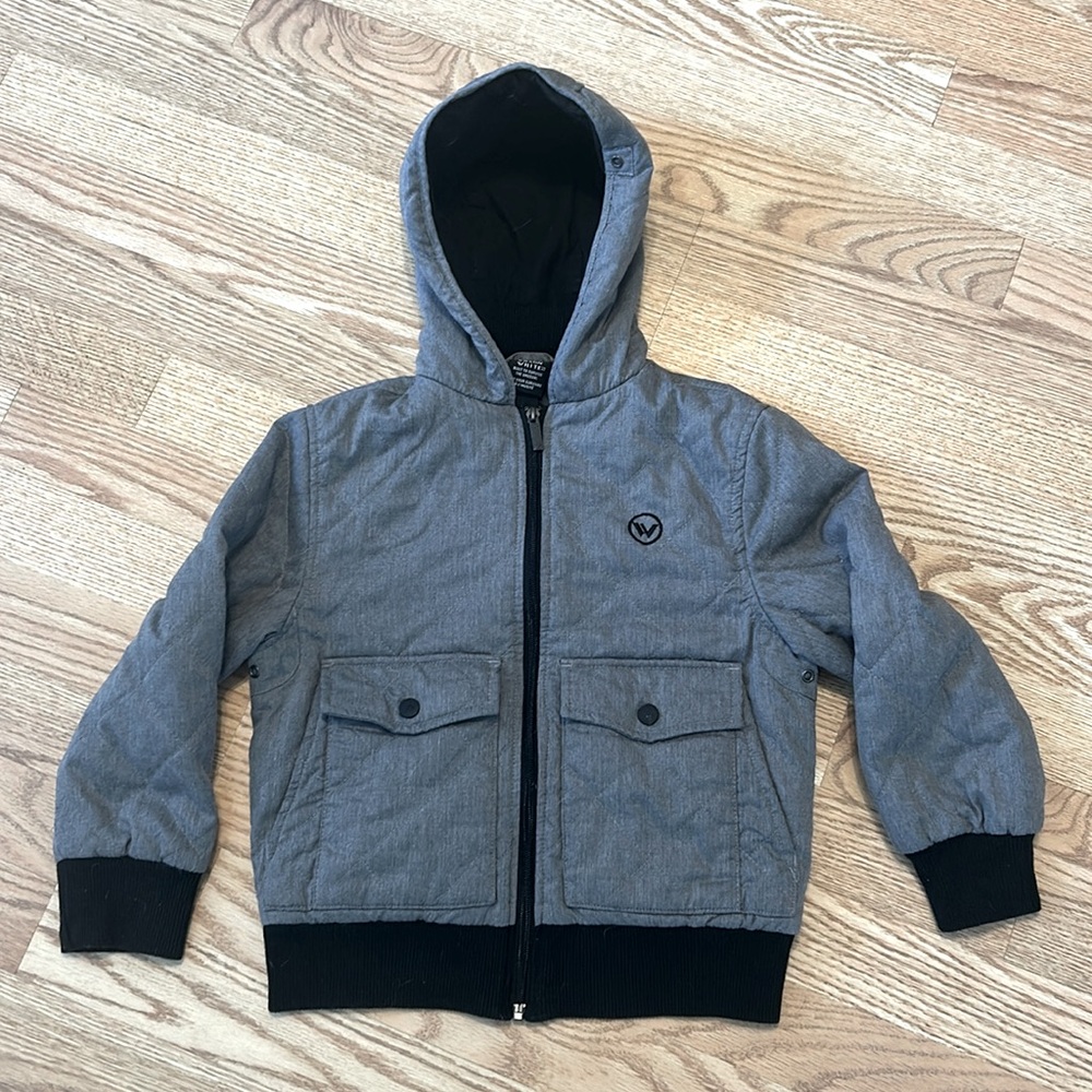 Boys sz XS lightweight jacket gray Shaun White
